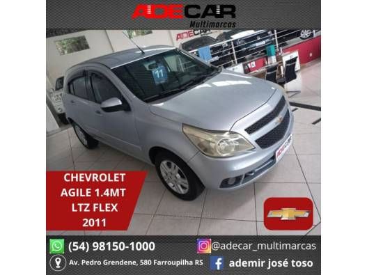 CHEVROLET - AGILE - 2010/2011 - Prata - R$ 35.500,00