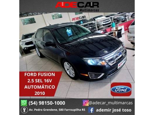 FORD - FUSION - 2010/2010 - Preta - Sob Consulta