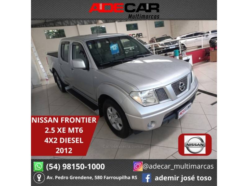 NISSAN - FRONTIER - 2011/2012 - Prata - Sob Consulta