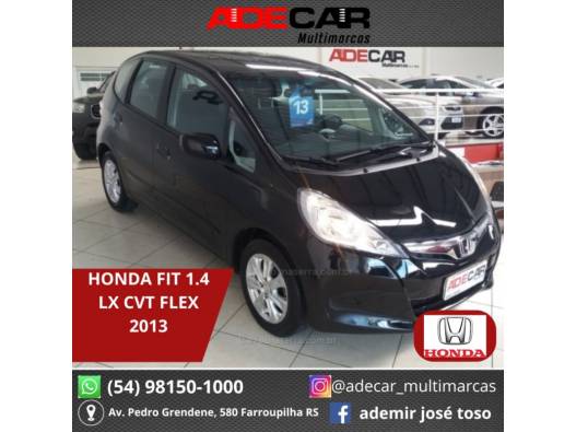 HONDA - FIT - 2012/2013 - Preta - R$ 55.000,00