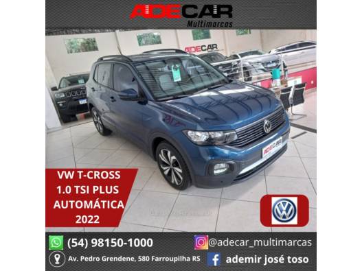 VOLKSWAGEN - T-CROSS - 2022/2022 - Azul - R$ 113.000,00