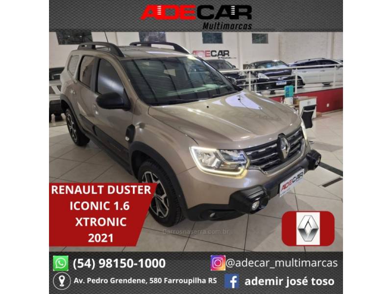 RENAULT - DUSTER - 2021/2021 - Bege - R$ 96.500,00